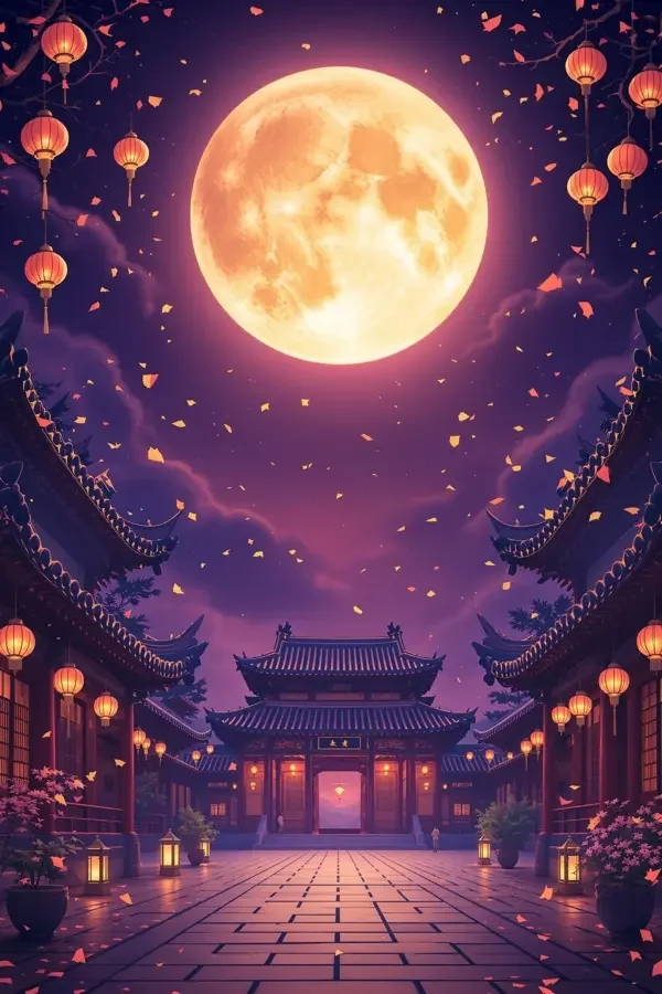 长安月下